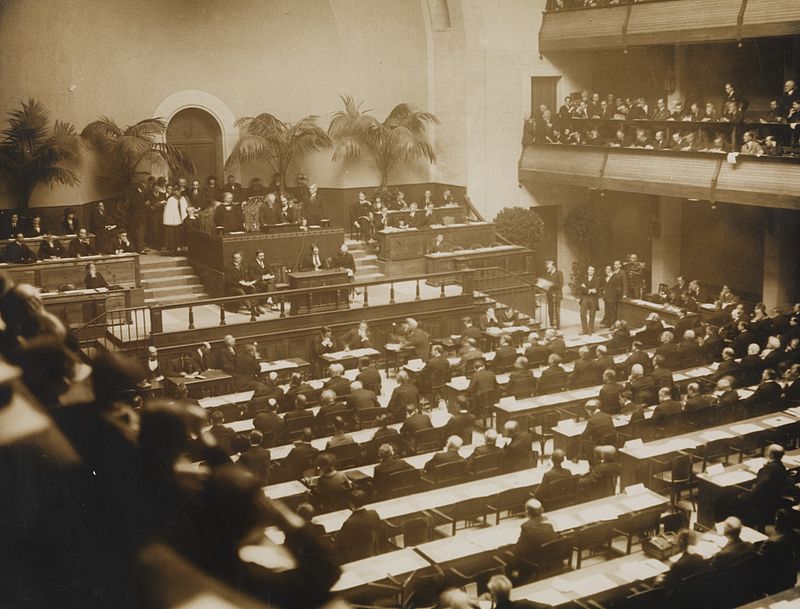 Официальное открытие Лиги Наций. 15 ноября 1920