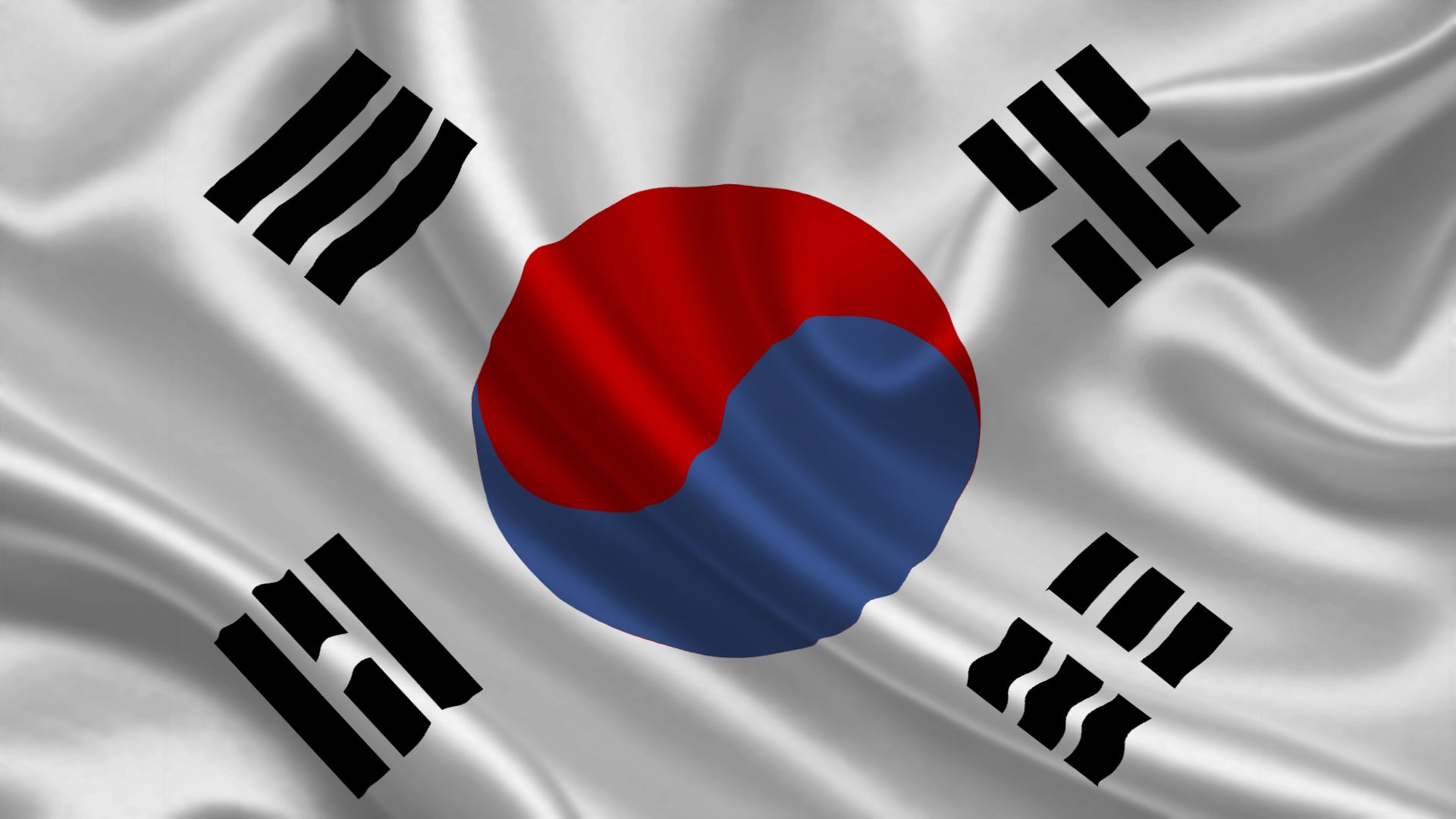 Флаг Кореи Фото