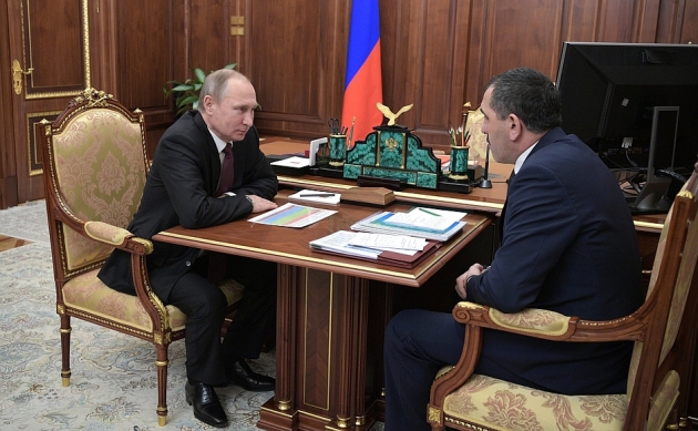 Глава Ингушетии доложил Путину об успехах развития экономики республики