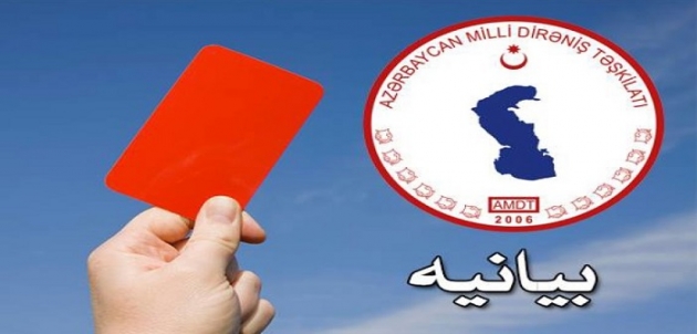 «Национальная организация сопротивления Азербайджана» показывает Ирану красную карточку