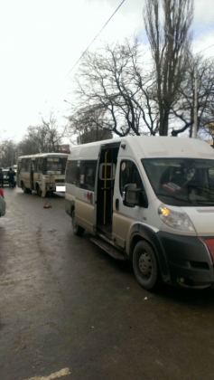 На Ставрополье столкнулись два пассажирских автобуса