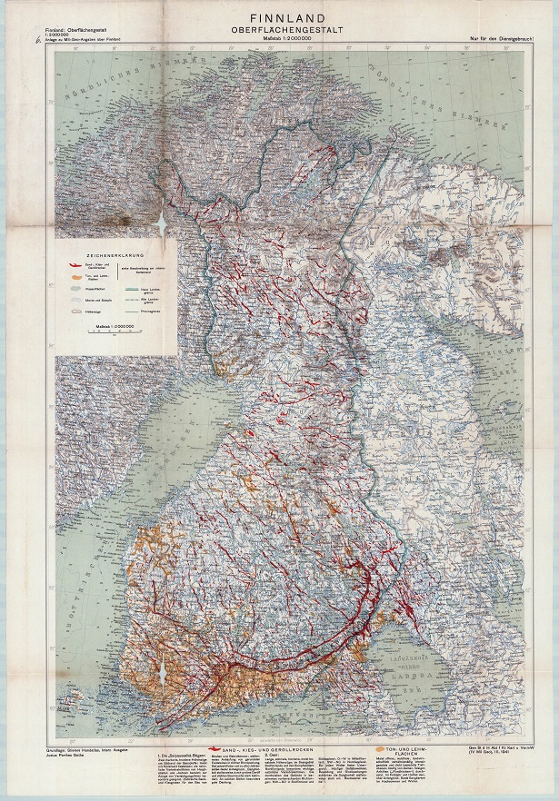 Финляндия 1938 год карта