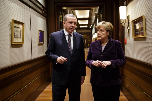 Ангела Меркель и Реджеп Тайип Эрдоган