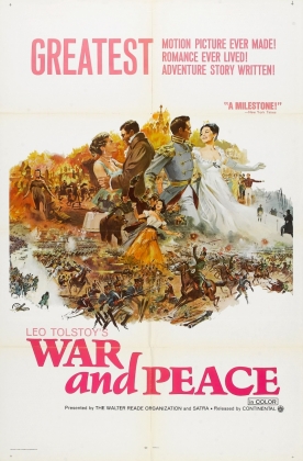 Постер фильма Сергея Бондарчука «Война и мир»