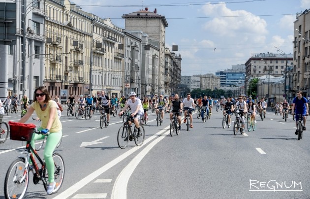 На велосипеде в Москве