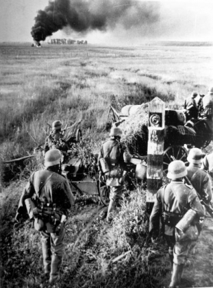 Фашисты пересекают границу Советского Союза 22 июня 1941 года