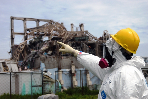 Разрушенный 3-й энергоблок АЭС «Фукусима-1». 27 мая 2011 года 