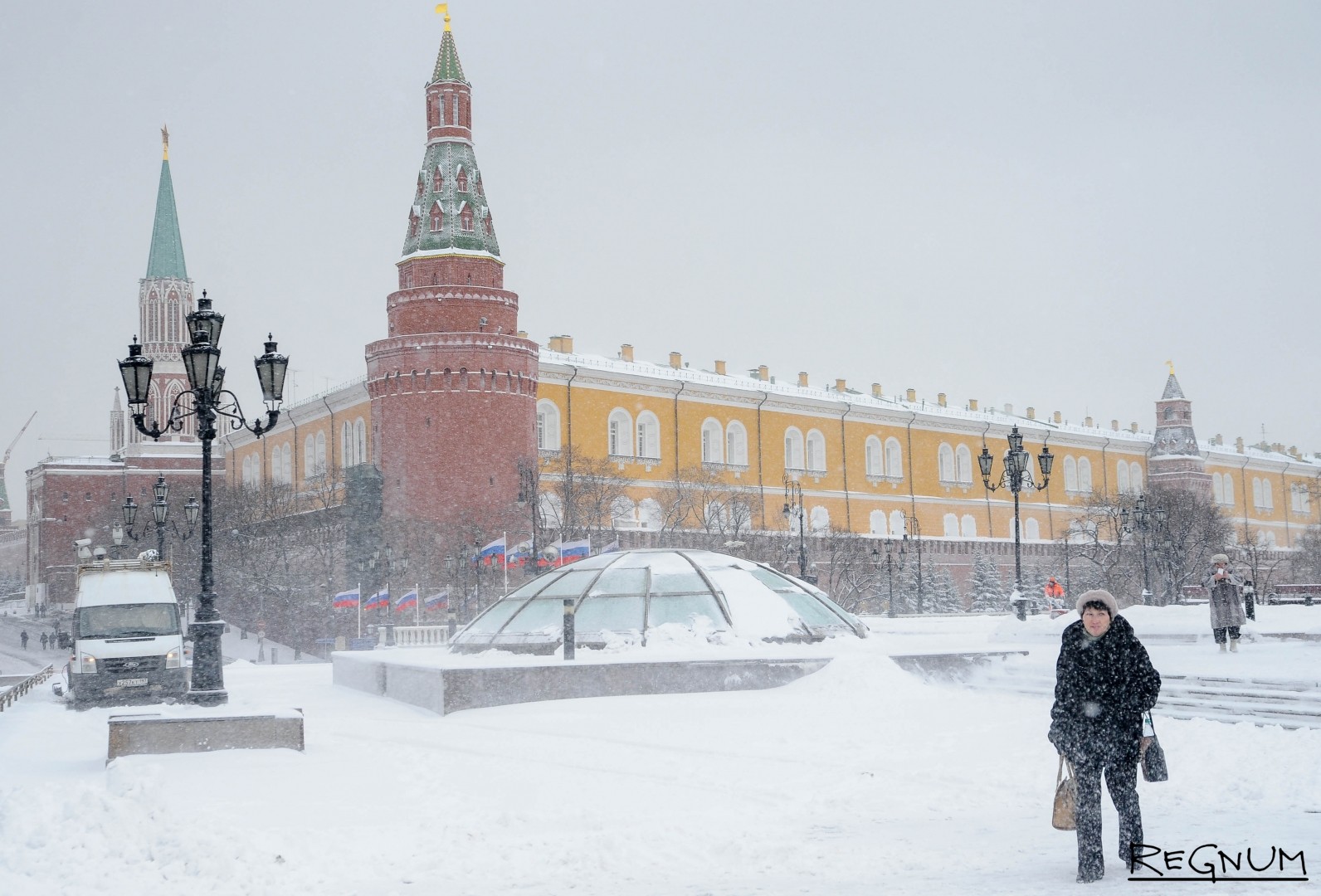 красная площадь в марте