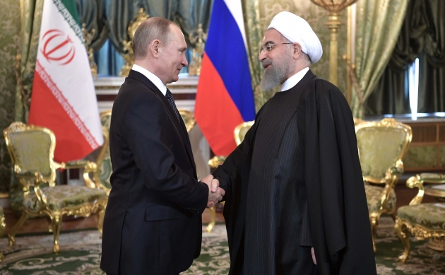 Владимир Путин и Хасани Рухани