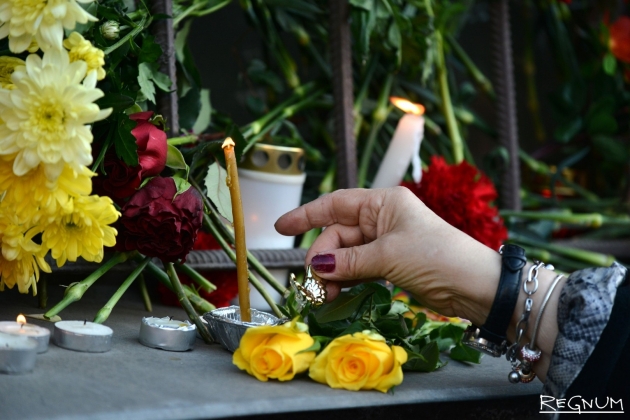 В Вене прошла акция памяти жертв теракта в метро Санкт-Петербурга