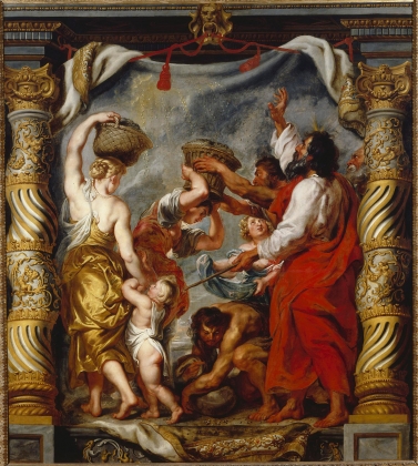 Питер Пауль Рубенс. Сбор манны израильтянами. 1625
