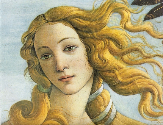 Сандро Боттичелли. Рождение Венеры.ок.1485 Деталь