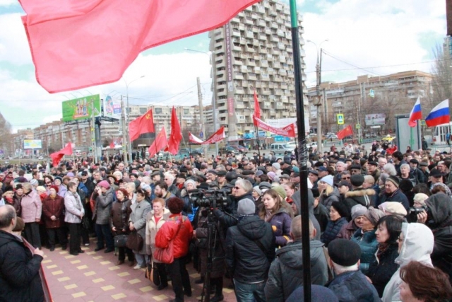Тысячи самарцев вышли на марш протеста 23 апреля 2017 года