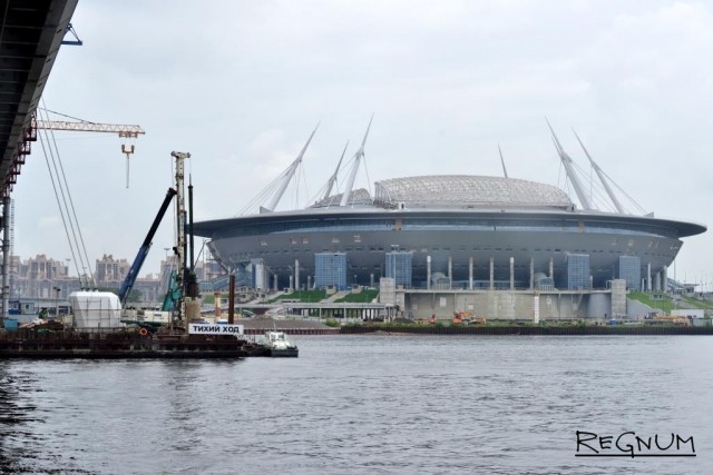 Стадион на Крестовском острове Петербурга