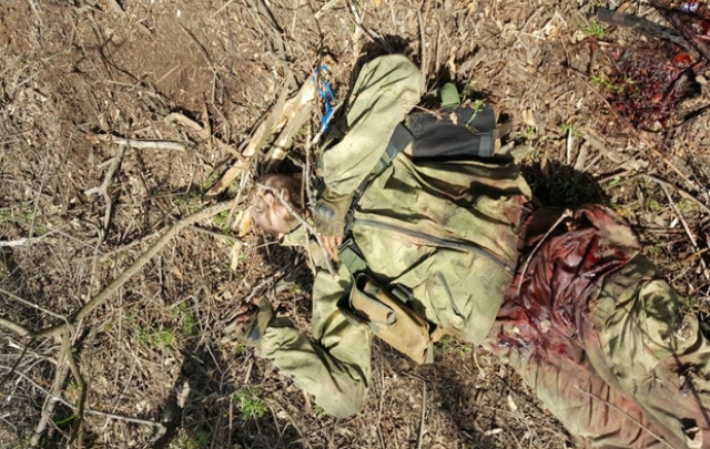 Военный Донбасс: ЛНР обнародовала фото расстрела украинской ДРГ