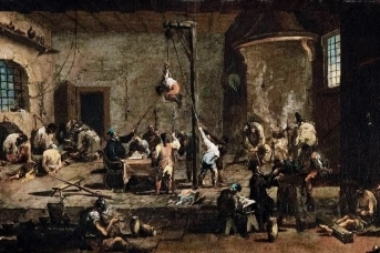 Алессандро Маньяско. Допрос с пытками в тюрьме инквизиции. 1710