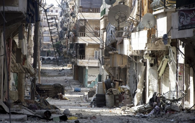 Разрушения в Сирии 