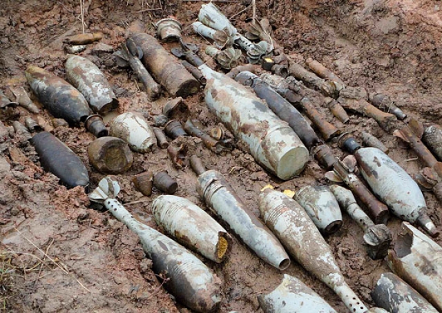 В Амурской области найдено 50 противотанковых мин