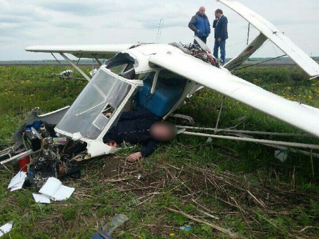 В Пензенской области разбился самолет