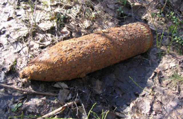 В Удмуртии обнаружили артиллерийский снаряд времен Гражданской войны