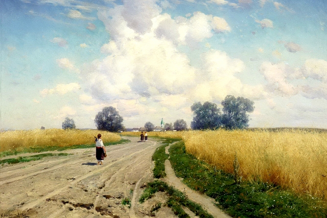 Константин Крыжицкий. Дорога. 1899