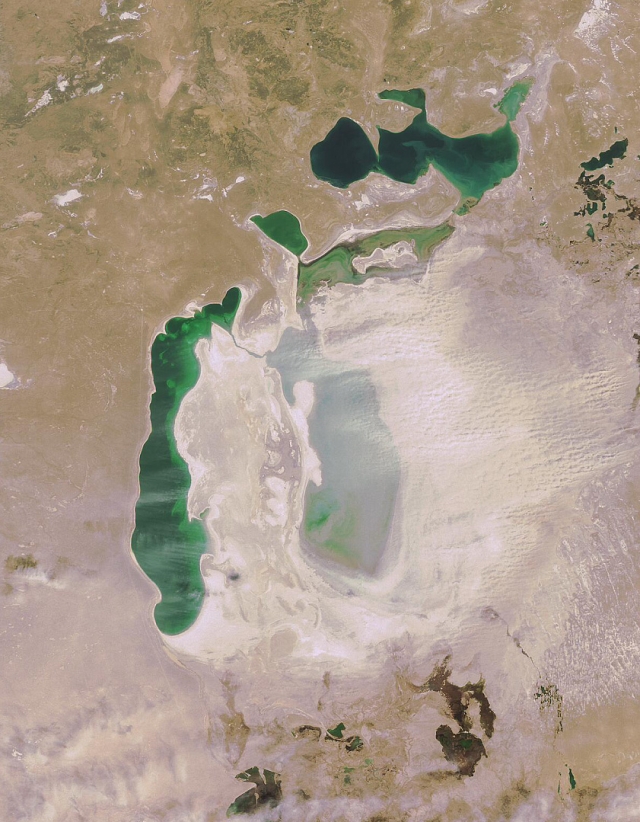 Аральское море. Снимок из космоса