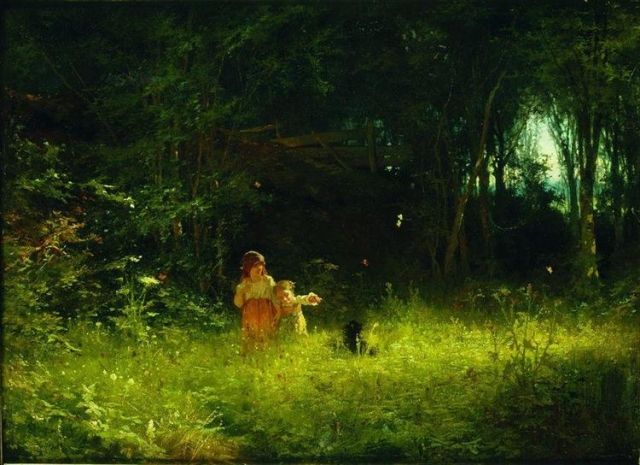 Иван Крамсокй. Дети в лесу. 1887