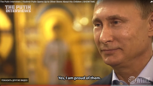 Путин: Стоуну «достанется» за его фильм