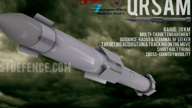 Новейшая индийская ракета QRSAM 