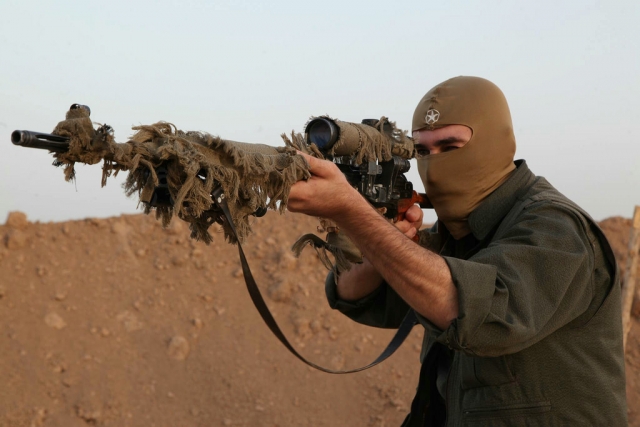 Боец курдского вооружённого формирования