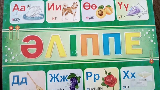 Казахские буквы до перехода на латиницу 