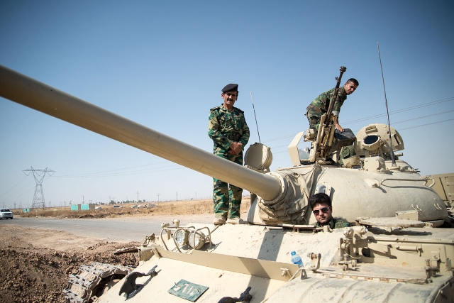 Бойцы курдской пешмерги в Ираке 