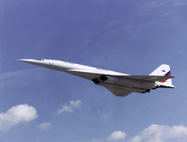 Cоветский сверхзвуковой пассажирский самолёт Ту-144 