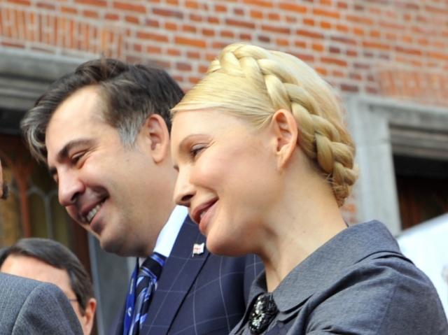 Михаил Саакашвили и Юлия Тимошенко 