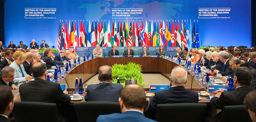 Заседание международной коалиции против игил 