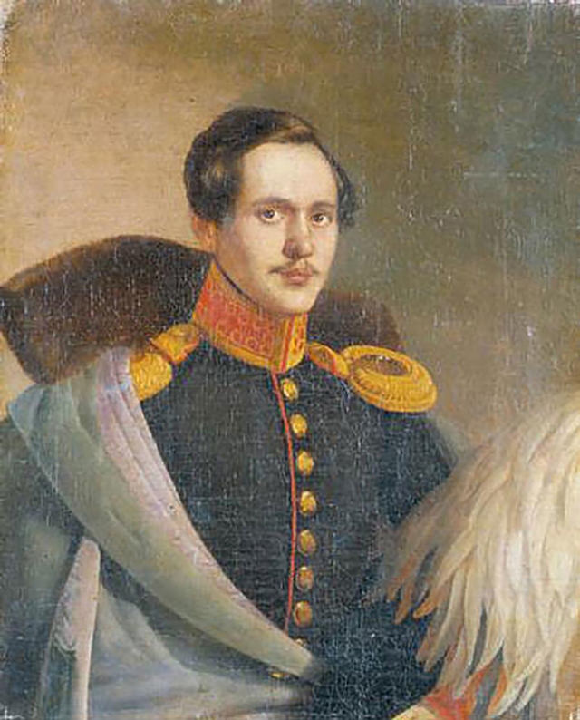 Филипп Будкин. Портрет М. Ю. Лермонтова в мундире лейб-гвардии Гусарского полка. 1834