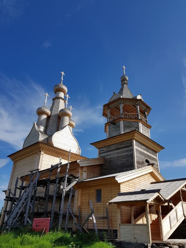 Одигитриевская церковь в деревне Кимжа, Мезенский район Архангельской области