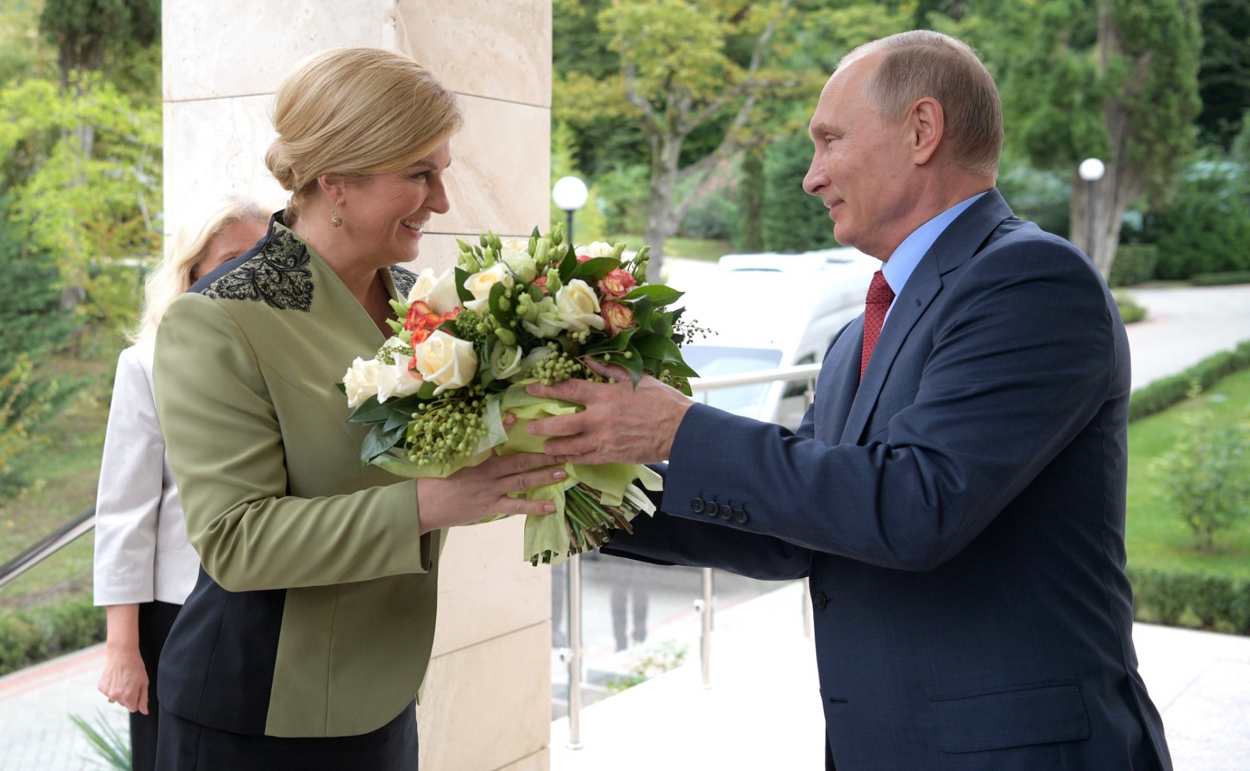 Президент Хорватии и Путин