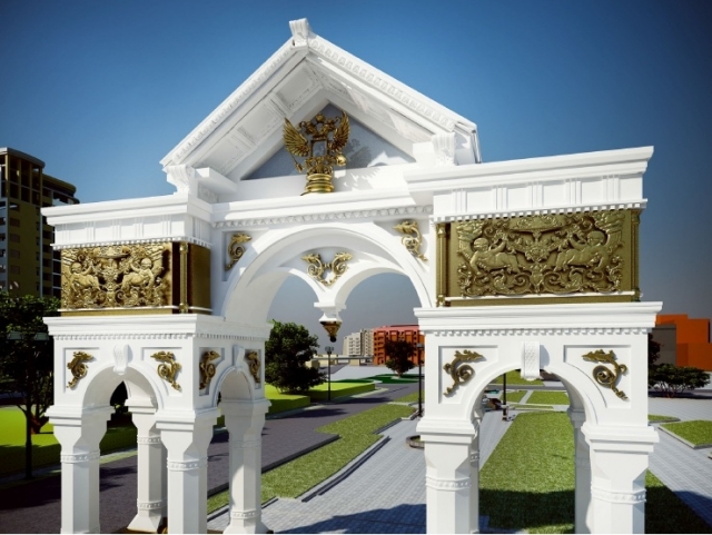 Не Париж, но всё же: в Астрахани открыли триумфальную арку XIX века