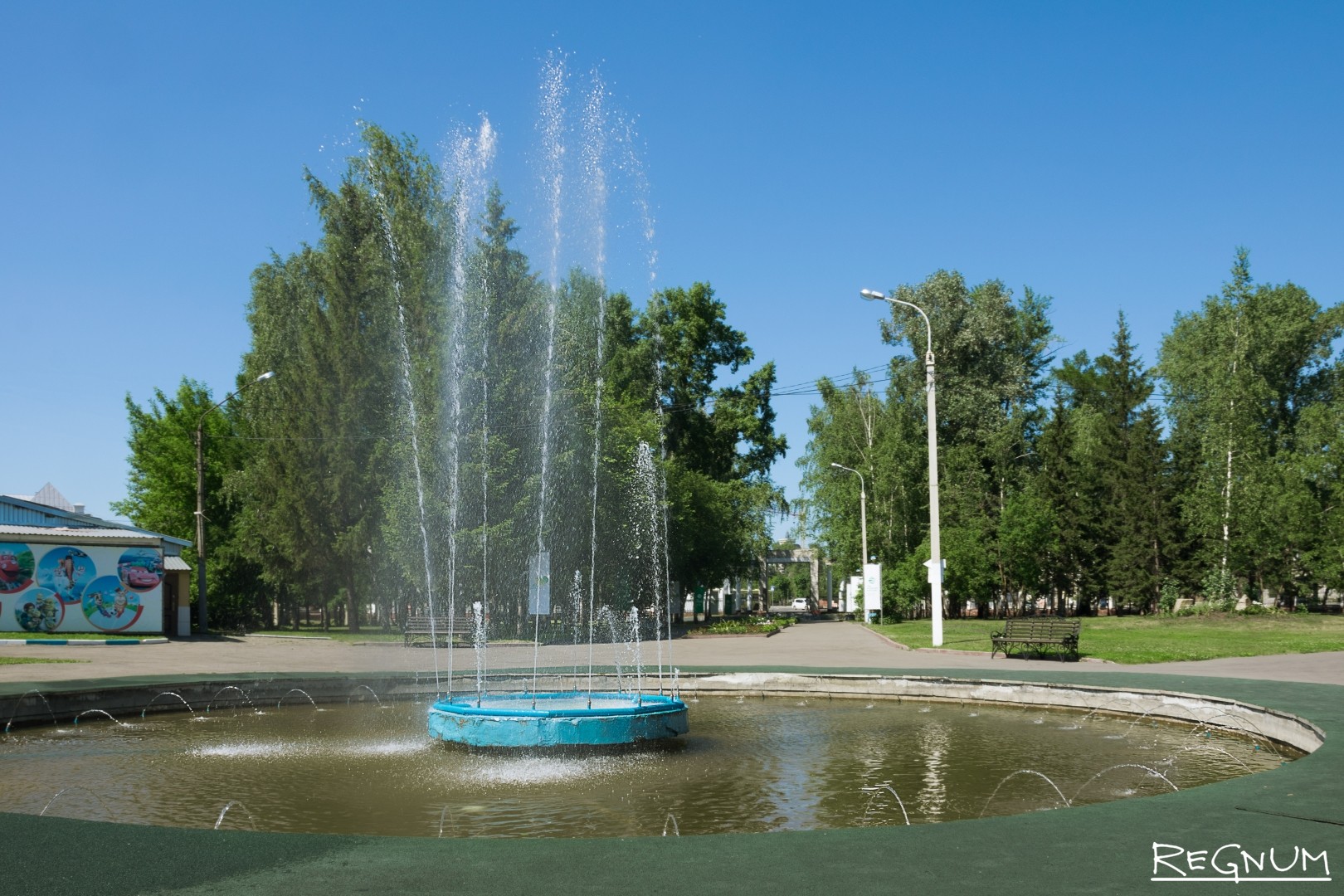 Парк центрального района Барнаул