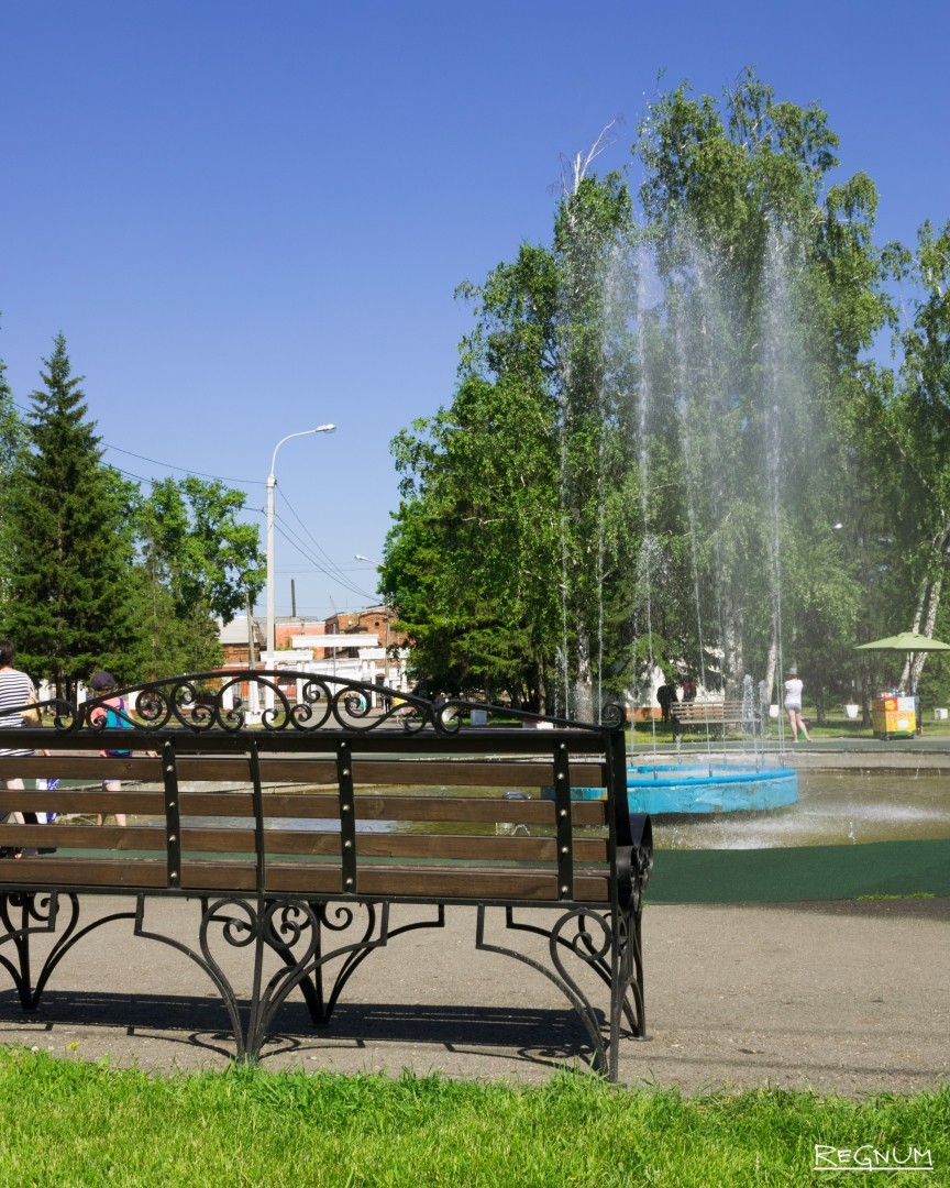 Парк центрального района Барнаул