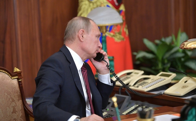 Телефонный разговор Владимира Путина