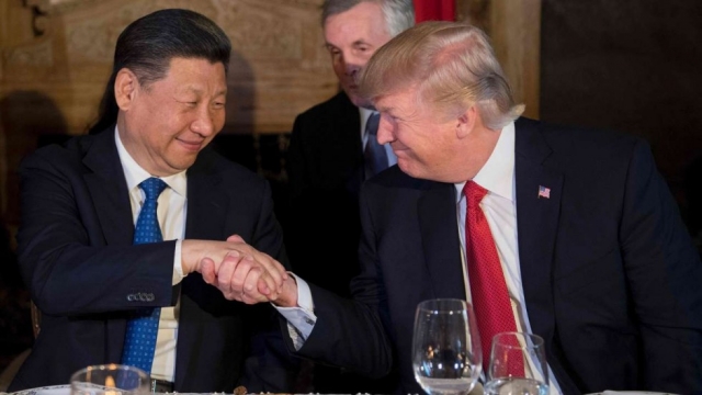 Встреча Дональда Трампа и Си Цзиньпина в Пекине. 2017