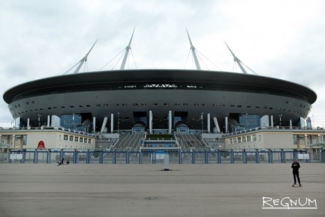 Стадион «Санкт-Петербург», на котором пройдут матчи ЧМ-2018