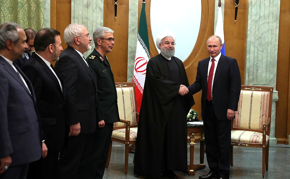 Встреча с Президентом Ирана Хасаном Рухани 