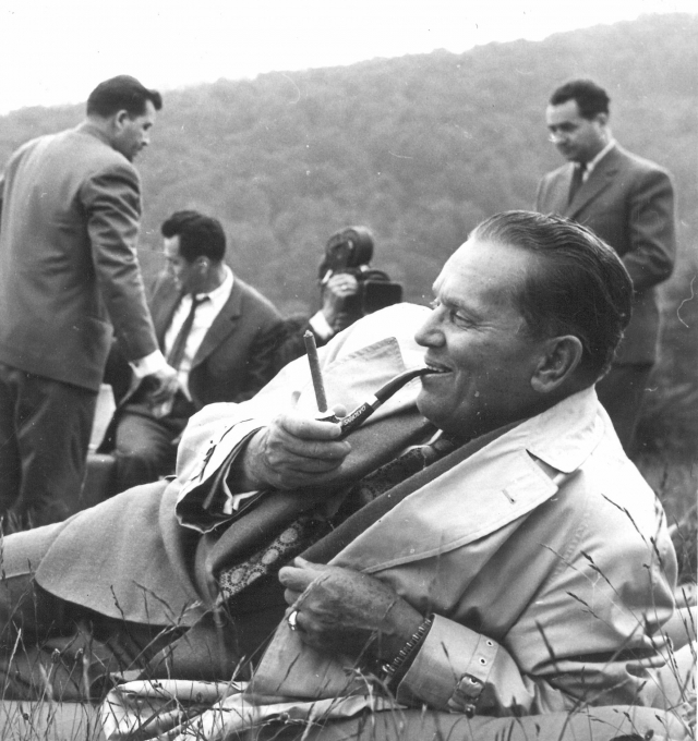 Маршал Иосип Броз Тито, глава социалистической Югославии. 1961