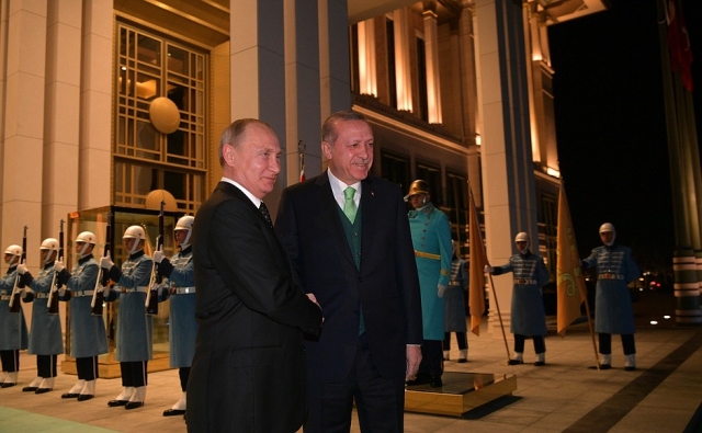 Прибытие Владимира Путина в Турцию. 11 декабря 2017 года