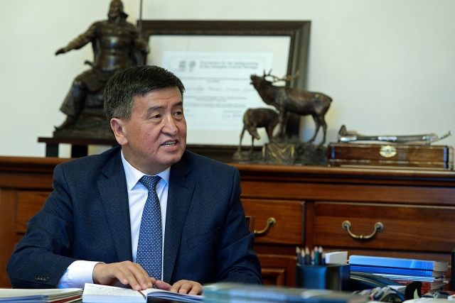 Новый президент Киргизии отсудил у журналистов 8,4 млн рублей