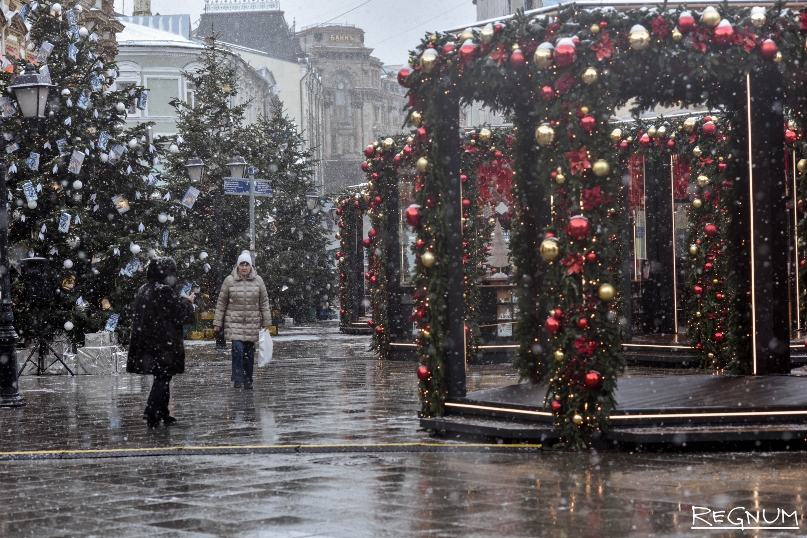 москву засыпало