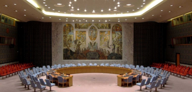 Зал заседаний Совбеза ООН 